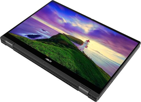 كمبيوتر محمول ASUS Chromebook Touchscreen Flip 2in1 - 14 بوصة WUXGA 1920x1200 - جهاز Google Chromebook اللوحي - لوحة مفاتيح بإضاءة خلفية - AMD Ryzen 3-7320C - Wi-Fi 6 - USB C - HDMI (ذاكرة وصول عشوائي سعتها 8 جيجابايت | SSD سعة 128 جيجابايت + بطاقة SD سعة in Saudi Arabia