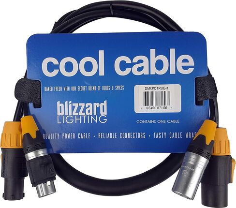 Blizzard Lighting Cool Cables True1 Compatible + DMX Combo (3ft/3-pin) DMXPCTRUE-3 in Kuwait