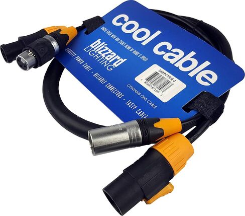 Blizzard Lighting Cool Cables True1 Compatible + DMX Combo (3ft/3-pin) DMXPCTRUE-3 in Kuwait