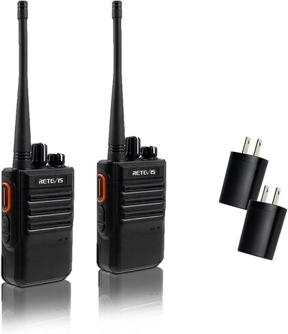 Retevis RB46 Waterproof Walkie Talkies for Adults,Lould Voice,Walkie Talkies Long Range,Battery Level Voice Prompt,VOX,Rechargeable,1150 mAh,Portable FRS Two Way Radios for Hunting (2 Pack) in Saudi Arabia