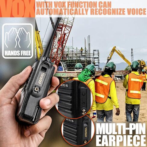 Retevis RB46 Waterproof Walkie Talkies for Adults,Lould Voice,Walkie Talkies Long Range,Battery Level Voice Prompt,VOX,Rechargeable,1150 mAh,Portable FRS Two Way Radios for Hunting (2 Pack) in Saudi Arabia