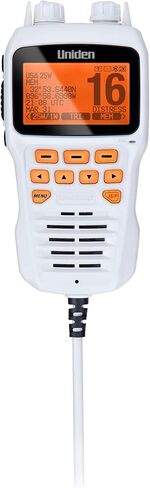 Uniden UMRMIC ميكروفون عن بعد لأجهزة الراديو البحرية VHF من سلسلة UM725 - أبيض in Kuwait