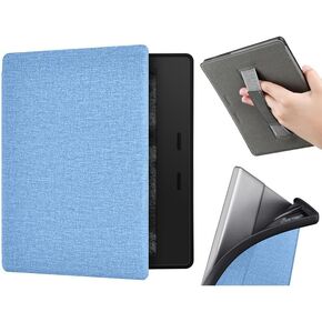 YoungMe Case for 7"" Kindle Oasis with Hand Strap - Ultra Slim PU Leather Smart Cover with Auto Sleep and Wake for Kindle Oasis 10th Generation - 2019 Release (Violet) in Kuwait