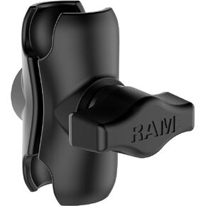 RAM MOUNTS Medium Double Socket Arm for B Size 1" Balls | Marine-grade aluminum connector arm, compatible with B Size 1" ball bases in Saudi Arabia