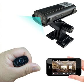 كاميرات مراقبة مخفية HUOMU Mini كاميرا تجسس 1080P HD لاسلكية واي فاي عرض عن بعد كاميرات مراقبة منزلية صغيرة مسجل فيديو داخلي وخارجي كشف الحركة الذكي in Kuwait