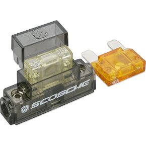 Scosche PMFHIKF in-line Fuse Holder for 4 or 8 Gauge Power Wire. Includes 40 and 80 Amp Maxi-Fuses in Saudi Arabia
