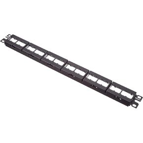Panduit CPP24WBLY 24-Port Flat Patch Panel, Black in Kuwait