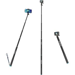 Smatree 86.6" Selfie Telescopic Stick for DJI OSMO 360/Osmo Action 6 | for Insta360 X5,GoPro Max 2/Hero 13/12/11/10,Osmo Action 5 Pro,AKASO EK7000,7.2ft Pole Compatiable with Camera and Phone in Saudi Arabia