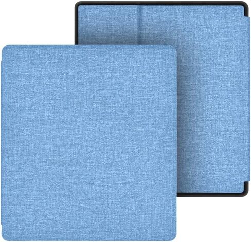 YoungMe Case for 7"" Kindle Oasis with Hand Strap - Ultra Slim PU Leather Smart Cover with Auto Sleep and Wake for Kindle Oasis 10th Generation - 2019 Release (Violet) in Saudi Arabia
