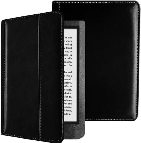 Folio Case Compatible with Kobo Glo HD N437 ebook Reader Leather Cover Protective Case with Magnet Closure Auto Sleep (Color : Black, Size : for Kobo Glo HD(N437)) in Saudi Arabia