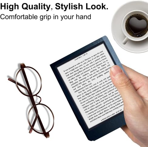 Folio Case Compatible with Kobo Glo HD N437 ebook Reader Leather Cover Protective Case with Magnet Closure Auto Sleep (Color : Black, Size : for Kobo Glo HD(N437)) in Saudi Arabia