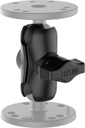 RAM MOUNTS Medium Double Socket Arm for B Size 1" Balls | Marine-grade aluminum connector arm, compatible with B Size 1" ball bases in Kuwait