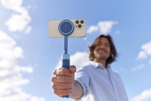 ShiftCam SnapGrip – Phone Camera Grip with Magnetic Mount, Wireless Shutter Button, Built-in Power Bank, Qi Wireless Charging & Tabletop Dock – Compatible with iPhone & Android – Stone in Saudi Arabia