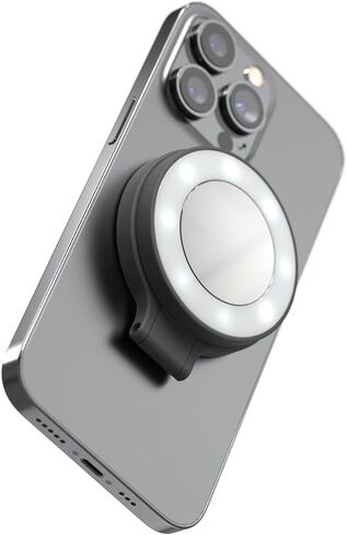 ShiftCam SnapGrip – Phone Camera Grip with Magnetic Mount, Wireless Shutter Button, Built-in Power Bank, Qi Wireless Charging & Tabletop Dock – Compatible with iPhone & Android – Stone in Saudi Arabia
