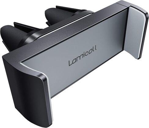 Lamicall Car Vent Phone Mount Two Grips Design Phone Holders for Your Car | Universal Car Phone Holder, Hands Free Phone Mount for iPhone 17 16 15 14 13 12 11 Mini SE Pro Smartphone for Women Men Black in Kuwait