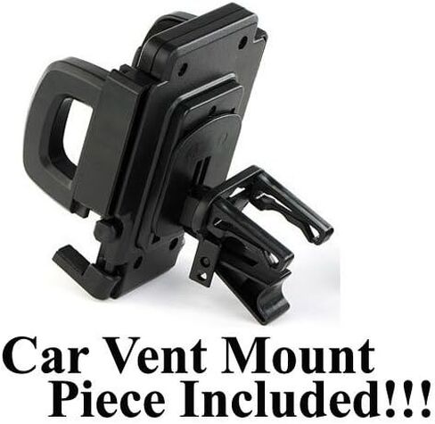 Fly Adjustable Windshield and Vent Car Mount Black Compatible w/Sony Xperia S and Sony Ericsson Xperia Arc HD SmartPhone+ Live Laugh Love VG Wristband!! in Saudi Arabia