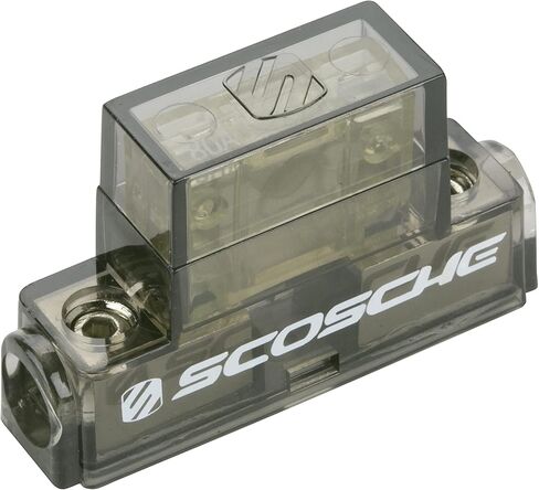 Scosche PMFHIKF in-line Fuse Holder for 4 or 8 Gauge Power Wire. Includes 40 and 80 Amp Maxi-Fuses in Kuwait