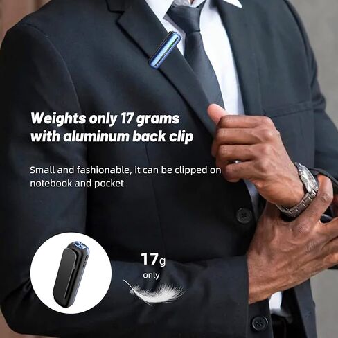 مسجل صوت رقمي صغير ذكي بسعة 16 جيجابايت مع خاصية النسخ والترجمة بالذكاء الاصطناعي، يدعم نقل الملفات عبر USB واللاسلكي من واسك in Kuwait