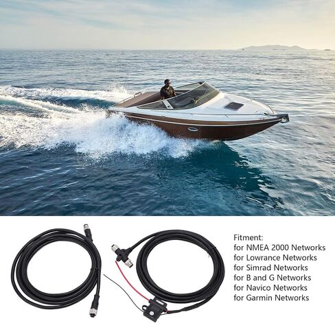 NMEA 2000 Starter Kit, Backbone Cable Drop Cable Tee Connector Field Installable Connector Set for NMEA 2000 Simrad Navico Networks in Saudi Arabia