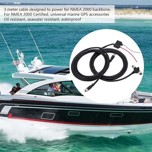NMEA 2000 Starter Kit, Backbone Cable Drop Cable Tee Connector Field Installable Connector Set for NMEA 2000 Simrad Navico Networks in Saudi Arabia