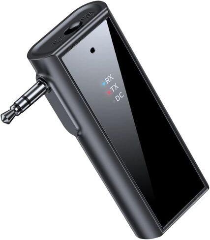 محول AUX بلوتوث V5.1 لمستقبل صوت السيارة، جهاز ارسال اسنان ازرق للتلفزيون والطائرة وجهاز العرض وبلاي ستيشن 4 in Kuwait
