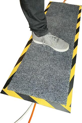 Morland Protect - 47¼in x 15⅝in - Carpet and Rubber Cord Cover Mat - Overfloor Protector for Cables Cords or Wires - Protect from Trips and Falls, Quick, Easy, Simple, Repositionable in Saudi Arabia