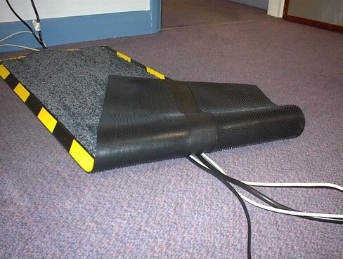 Morland Protect - 47¼in x 15⅝in - Carpet and Rubber Cord Cover Mat - Overfloor Protector for Cables Cords or Wires - Protect from Trips and Falls, Quick, Easy, Simple, Repositionable in Saudi Arabia