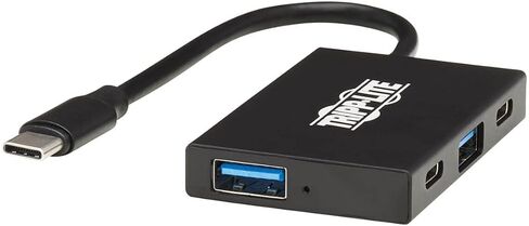 Tripp Lite USB C موزع 4 منافذ 2 USB-A & 2 منافذ USB-C USB 3. 1 Gen 2 ألومنيوم (U460-004-2A2C-2) in Kuwait