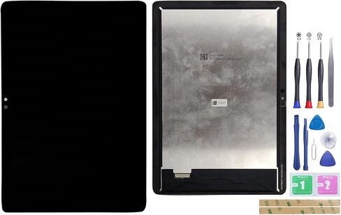 Jinyan شاشة LCD تعمل باللمس محول الأرقام الجمعية شاشة LCD بديلة لأمازون كيندل فاير HD 10 2021 11th Gen أسود in Kuwait