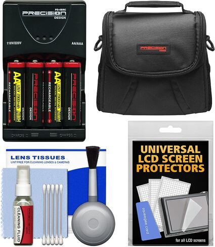 حزمة الأساسيات لكاميرا Sony Cyber-Shot DSC-H300 الرقمية مع حافظة + بطاريات وشاحن + مجموعة ملحقات in Kuwait