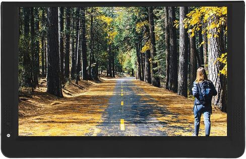 SYH&AQYE Portable TV LCD Monitor, 12in 1080P ATV/UHF/VHF Car Stereo Digital TV, High Sensitivity Tuner Car Radio Multimedia Player for Car Kids Travel in Kuwait