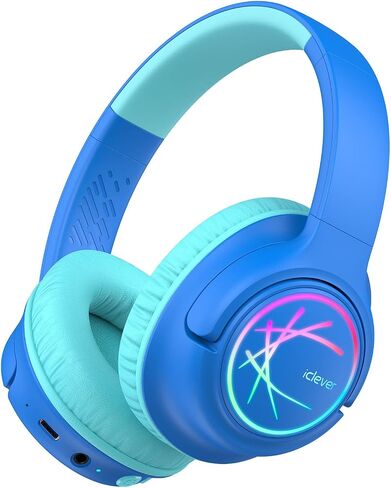 iClever BTH18 Kids Bluetooth Headphones LED Lights for Toddler Boys Girls in Kuwait