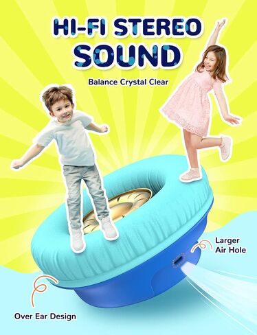 iClever BTH18 Kids Bluetooth Headphones LED Lights for Toddler Boys Girls in Kuwait