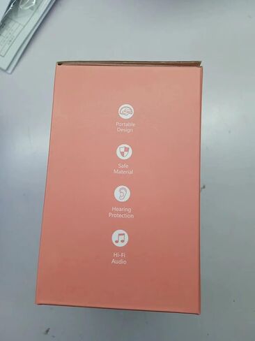 INFURTURE Kids Headphone for School with Microphone, Pink Wired Headphones in Kuwait