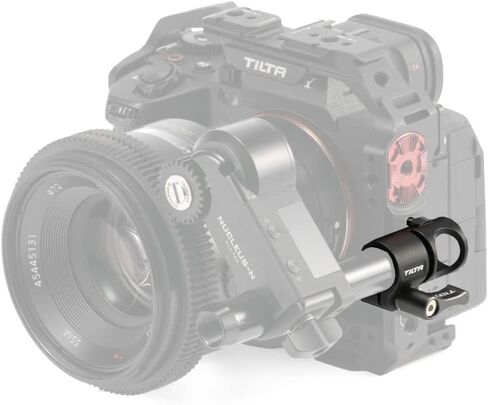 Tilta 15mm Rod Holder to 1/4″-20 Adapter (Side Mounted) Aluminum, Durable and Lightweight, Connect Accessories, Follow Focuses, Lens Supports, Locating Pin (Black) | TA-15RH-1420S-B in Saudi Arabia