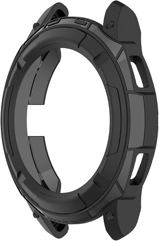 Bezel Case Compatible with Samsung Galaxy Watch 4 Classic 42MM 46MM Watch Rotatable Bezel Inserted Cover Protector for Galaxy Watch 4 Classic Case (Black, 42mm) in Kuwait