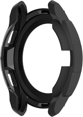 Bezel Case Compatible with Samsung Galaxy Watch 4 Classic 42MM 46MM Watch Rotatable Bezel Inserted Cover Protector for Galaxy Watch 4 Classic Case (Black, 42mm) in Kuwait