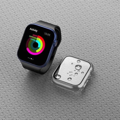 2 Pack Case for Apple Watch Series 3/2/1 38mm Screen Protector,Starlight | BHARVEST Cover with Tempered Glass Screen Protector for Apple Watch 38mm,Hard PC Bumper Scratch Resistant,Full Coverage in Kuwait