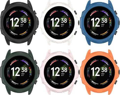 Compatible for Fossil Gen 6 42MM 44MM Case Protective Bumper Cover Case for Fossil Gen 6 Smartwatch Accessories (Gen 6 42MM, 6Colors) in Saudi Arabia