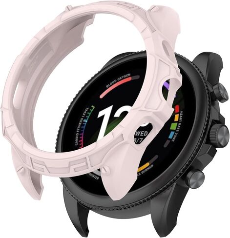 Compatible for Fossil Gen 6 42MM 44MM Case Protective Bumper Cover Case for Fossil Gen 6 Smartwatch Accessories (Gen 6 42MM, 6Colors) in Saudi Arabia