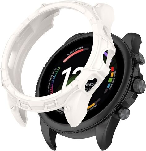 Compatible for Fossil Gen 6 42MM 44MM Case Protective Bumper Cover Case for Fossil Gen 6 Smartwatch Accessories (Gen 6 42MM, 6Colors) in Saudi Arabia