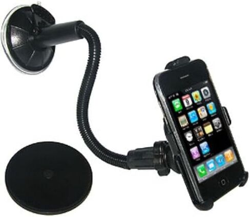 حامل سيارة Amzer مقاس 13 بوصة معقوفة لأجهزة iPhone وiPhone 3G/3GS - أسود in Kuwait