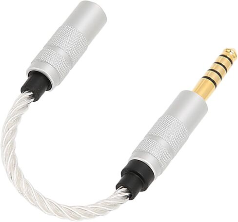 Tgoon 4.4mm Balanced to 3.5mm Stereo Cable, Prevent Interference Compact Clear Outer Skin Headphone Adapter Cable for Sound Player Audio Cable Extension Cords Electronics in Kuwait