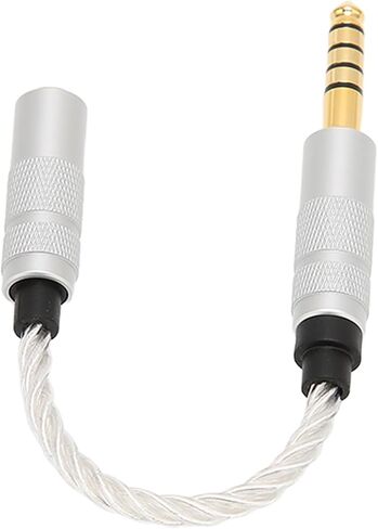 Tgoon 4.4mm Balanced to 3.5mm Stereo Cable, Prevent Interference Compact Clear Outer Skin Headphone Adapter Cable for Sound Player Audio Cable Extension Cords Electronics in Kuwait