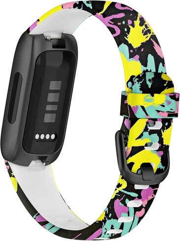 Ybludiy 3 عبوات متوافقة مع Fitbit Inspire 3 Bands، أساور رياضية ناعمة من السيليكون بديلة لساعة Fitbit Inspire 3 Tracker الذكية للنساء والرجال in Kuwait