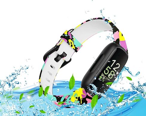 Ybludiy 3 عبوات متوافقة مع Fitbit Inspire 3 Bands، أساور رياضية ناعمة من السيليكون بديلة لساعة Fitbit Inspire 3 Tracker الذكية للنساء والرجال in Kuwait