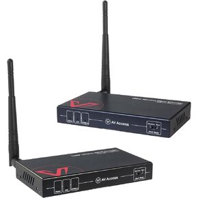 موسع HDMI لاسلكي مع دعم حلقة 1080P@60 هرتز حتى 200 متر/656 قدم، مجموعة جهاز إرسال واستقبال HDMI لاسلكي، اختيار تلقائي مثالي للقناة وخيار الوضع السلكي، جهاز تحكم عن بعد بالأشعة تحت الحمراء، زمن وصول أقل in Kuwait