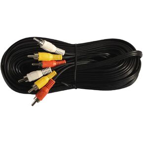 Your Cable Store 3 Foot RCA Audio / Video Cable 3 Male To 3 Male in Kuwait