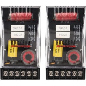 كيولو مكبر صوت ثنائي الاتجاه للسيارة متقاطع سلبي DC12 60-120 واط مقسم رائع لمكبرات الصوت ومكبرات الصوت متوسطة المدى (Qiilu40v8fo6ky2) in Kuwait