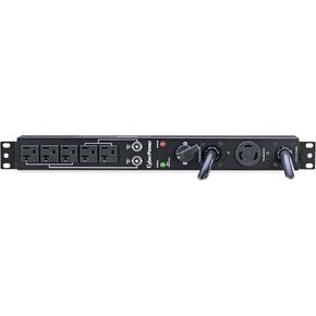 CyberPower MBP15A6 Maintenance Bypass PDU, 120V/15A, 6 Outlets, 1U Rackmount Black